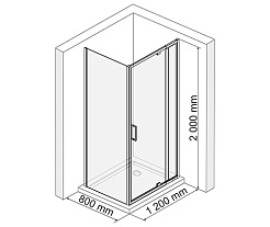 WasserKRAFT Душевой уголок Berkel 48P06 – фотография-3